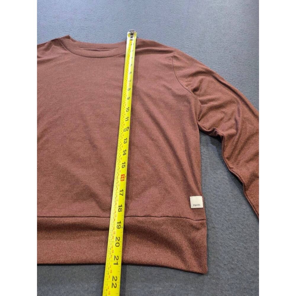 Vuori Daydream Crew Long Sleeve Y2K top Athleisure Everyday Sweatshirt M A011056 - Picture 4 of 6